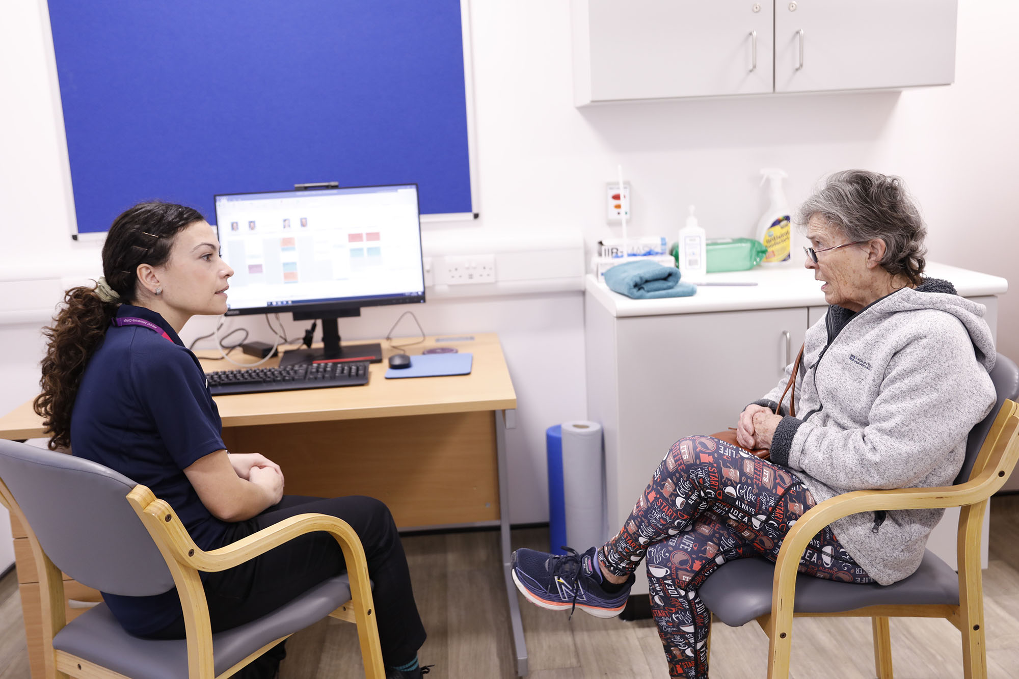 Female Physio with Female Patient