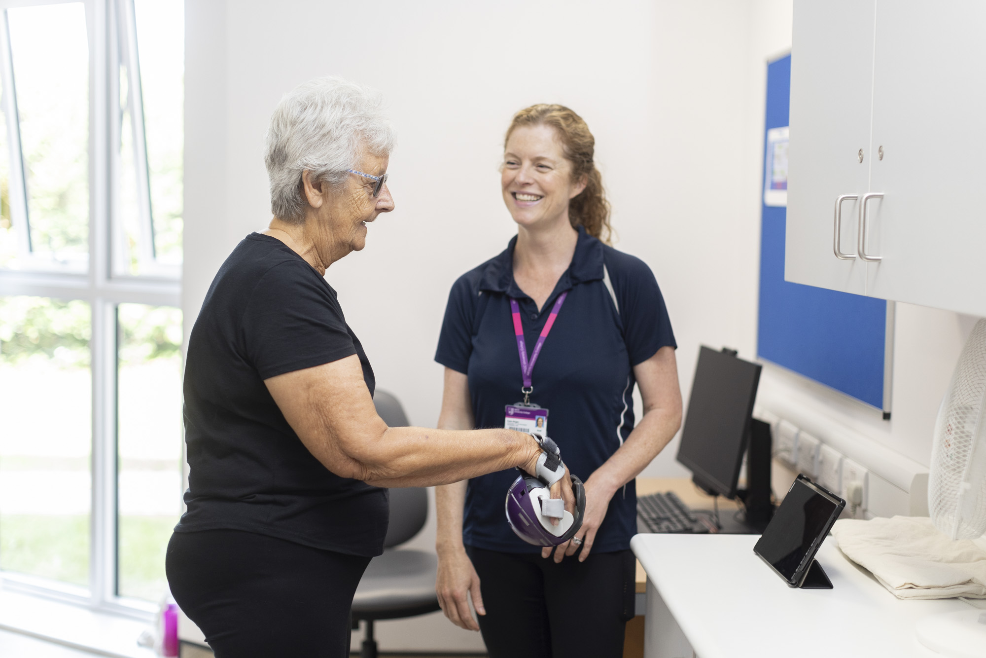 Physio with Female Patient