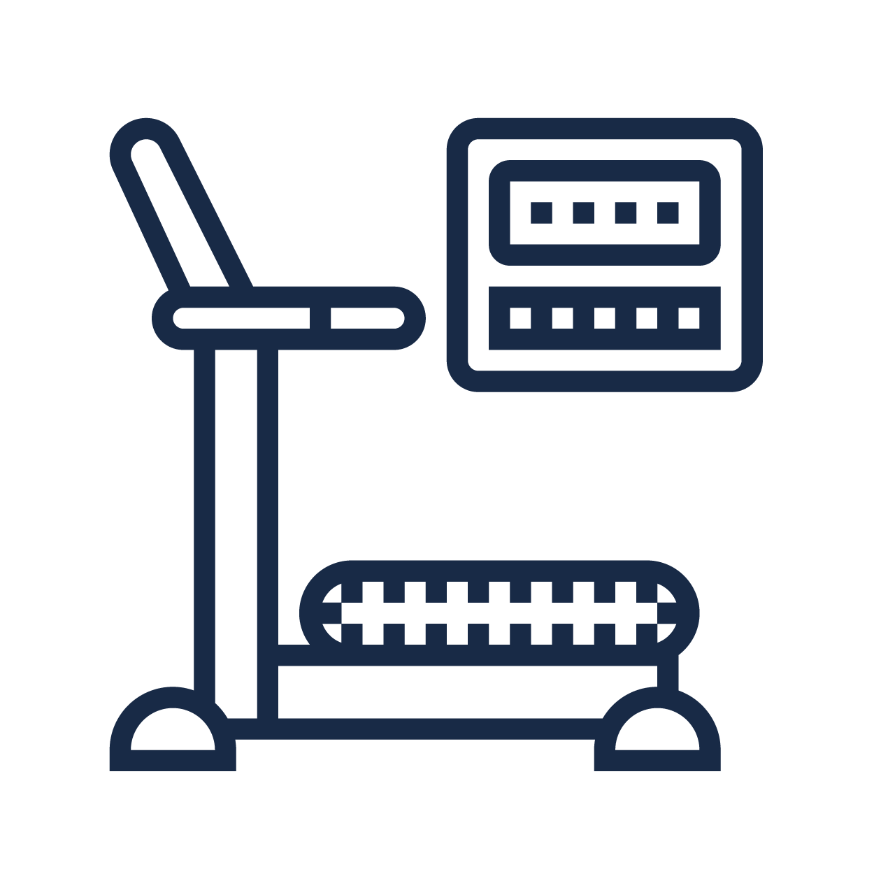 icon showing treadmill