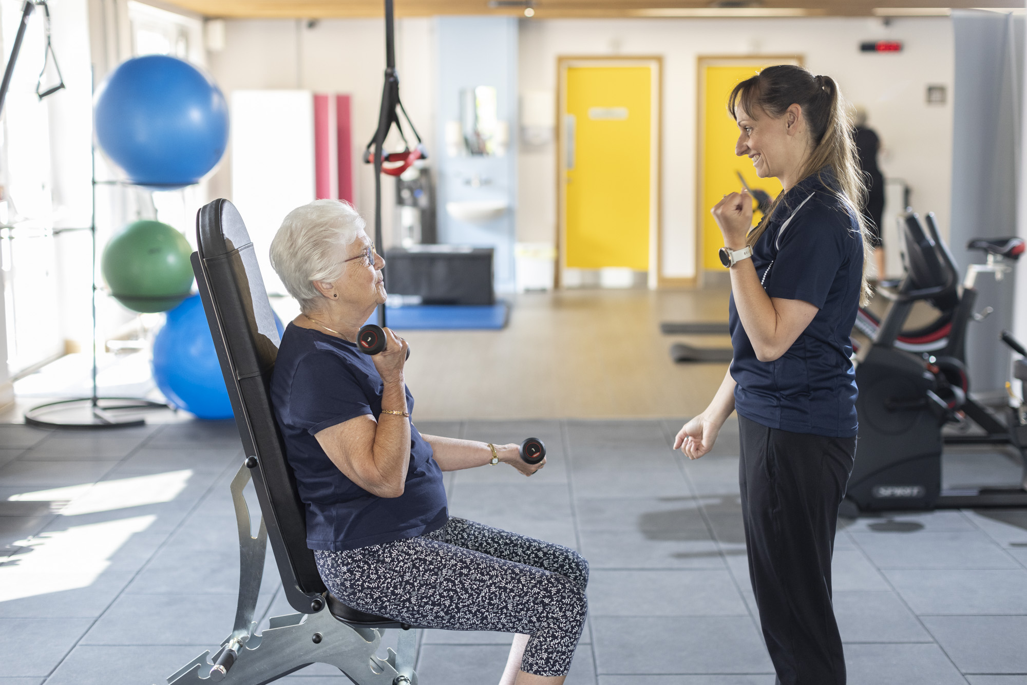 Sport Rehabilitator with Patient