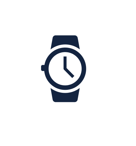 Icon of a wrist watch